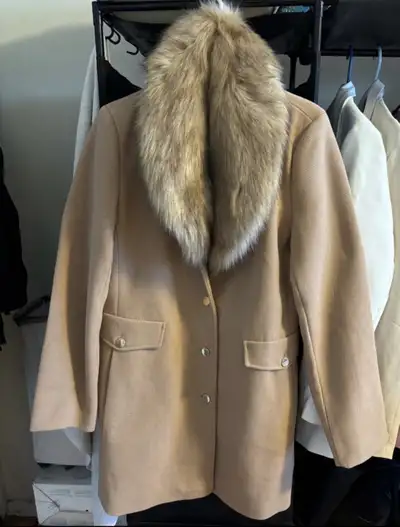 Guess Oralia Fur Coat (Size L), View more