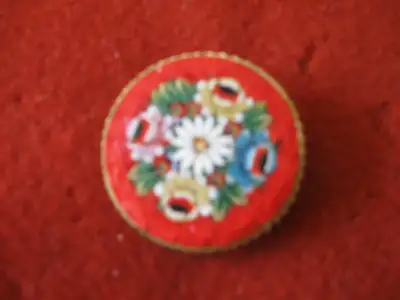 Vintage Italian Mosaic Brooch, View more