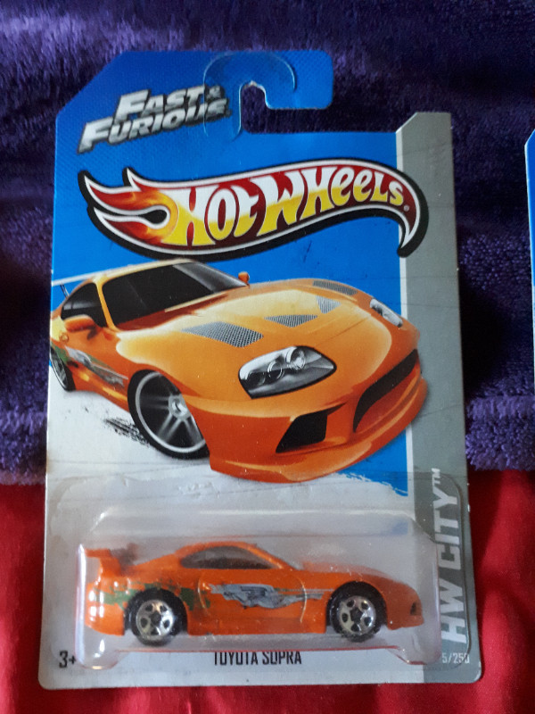 Hot Wheels 2013 HW City Fast & The Furious Toyota Supra Orange in Toys & Games in Annapolis Valley