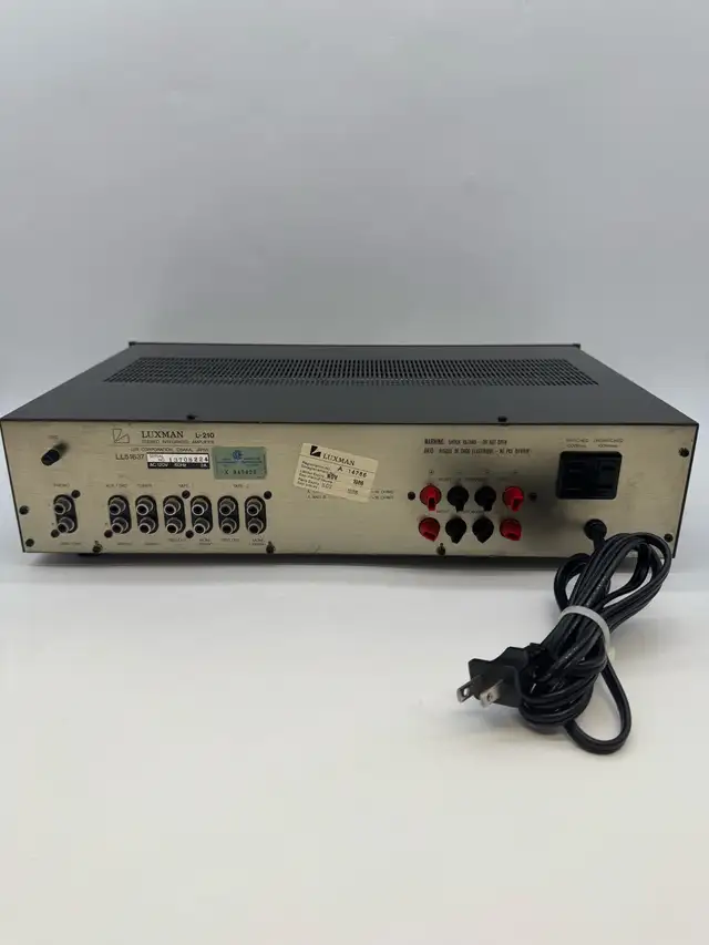 Luxman L-210 Vintage Stereo Integrated Amplifier Tested Working  in Stereo Systems & Home Theatre in City of Toronto - Image 6