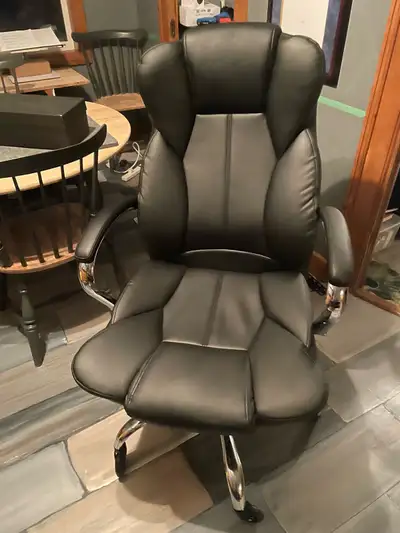 High-Back Black Executive Office Chair – Very Comfortable, View more
