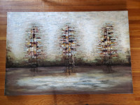 Tree painting, large wall art