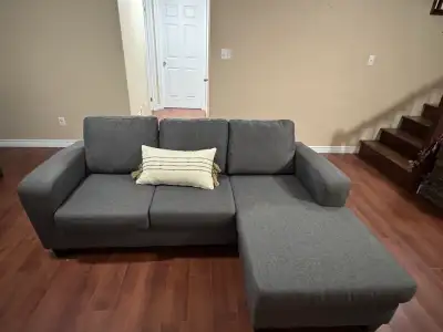 Grey sectional , View more