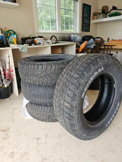 4 Truck Tires General Grabher LT265/70R18 $450 902-497-7112