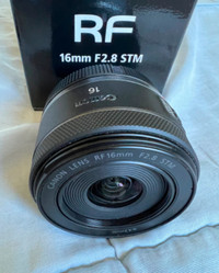 Objectif Canon Rf 16mm stm