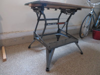 Workmate workshop table and vise