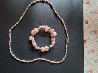 Pink Bracelet and Necklace (EACH)