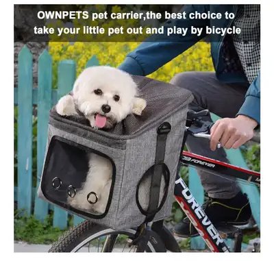New Pet Bike Basket, car seat or pet carrier , View more