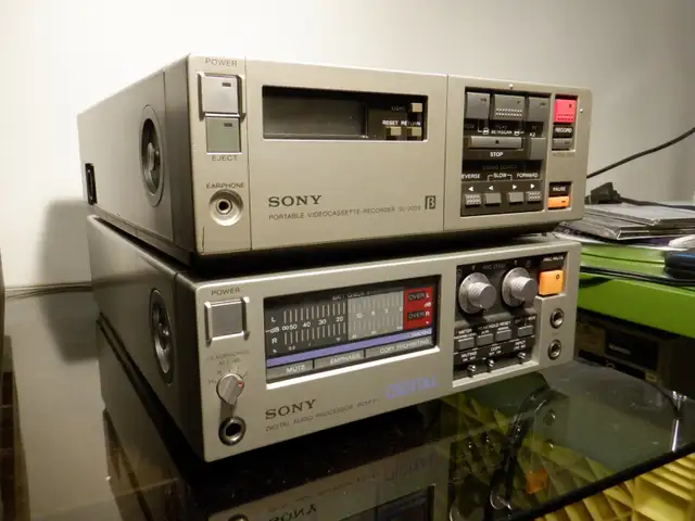 SONY PCM-F1 (and related equipment)