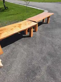 Outdoor benchs