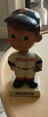 Vintage Bobblehead Doll from 1960’s Washington Senators