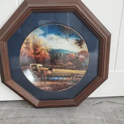 Beautiful framed limited edition collector plate in pristine condition. Captures the essence of earl...