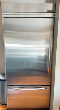 Kitchen Aid fridge with bottom freezer