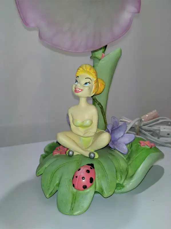 Disney Tinker Bell Lamp Hampton Bay 2004 in Indoor Lighting & Fans in Oakville / Halton Region - Image 6