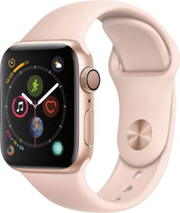 Apple Watch Series 4 40 mm (GPS)  aluminium doré bracelet sport