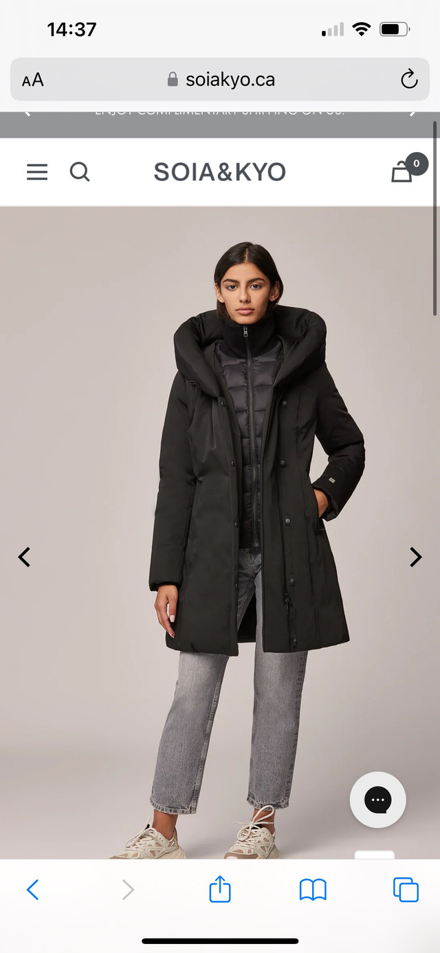 Soia and Kyo Camelia/Annalise Winter Parka NWT XS in Women's - Tops & Outerwear in Edmonton - Image 2