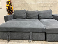Excellent Condition Leon's Pull Out Sectional (Free Delivery)