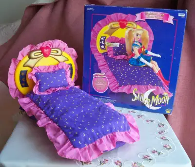 1997 Sailor Moon "Light-Up Bed" with Quilts & Pillow, By: Irwin, View more