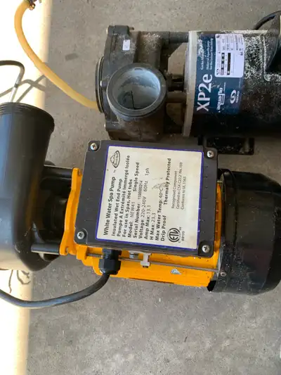 White water spa  hot tub 1 speed motor , View more