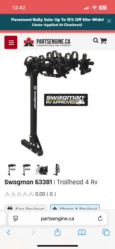New bike carrier , View more