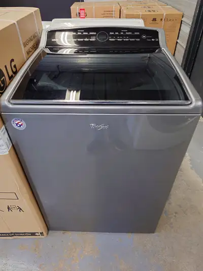 Whirlpool "27" Chrome Shadow Top Load Washer on Sale‼️, View more