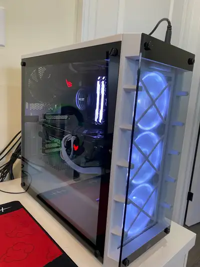 Powerful RGB Gaming Desktop – RTX 3070 Ti, Ryzen 7, Liquid Cool, View more