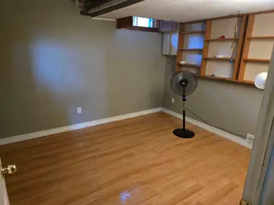 Large unfurnished basement room for rent Have the ability to partially furnish if needed From july 1...