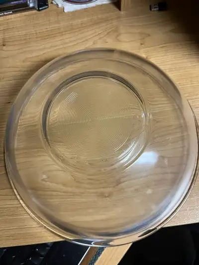 VINTAGE 4L CORNING GLASS PYREX BOWL & VINTAGE CUT GLASS BOWL, View more