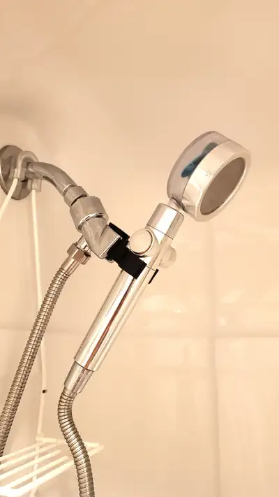 Telephone shower head height reducer, View more