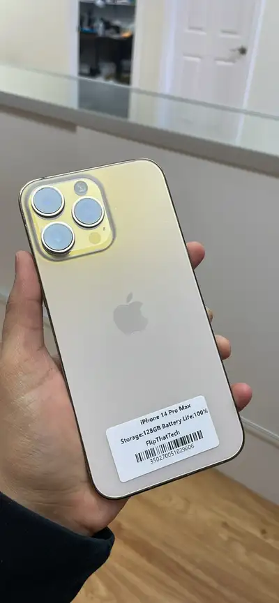 iPhone 14 Pro Max 128GB Gold, View more
