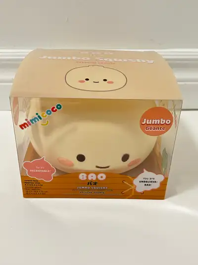 Preowned Mimicoco Bao Cute Jumbo Squishy Dumpling cracked top, View more