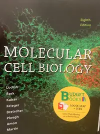 Brand new Molecular Cell Biology textbook $25 