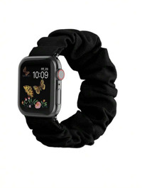 Women’s Nylon Elastic Hair Tie Apple Watch Band