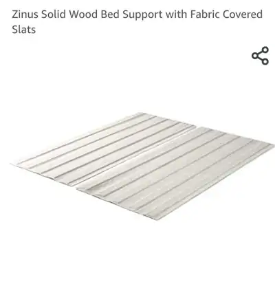 Queen size fabric covered slats , View more