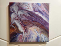 Acrylic flow paintings