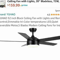 New ceiling fan no remote