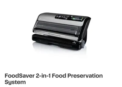 FoodSaver 2-in-1 Food Preservation, View more