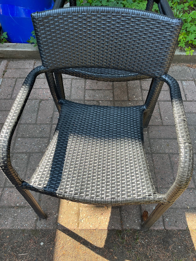 All weather patio armchairs - 50$ per chair in Patio & Garden Furniture in Calgary