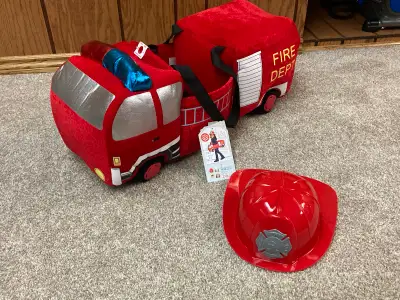 Fire Truck and Helmet - Kids Costume, View more