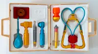 Vintage 1977 Collection Jouet FISHER PRICE #926 Medical Kit