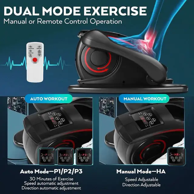ALTRAX, Powered Foot Pedal Exerciser, Silent in Exercise Equipment in City of Toronto - Image 3