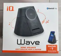 IQ Wave IQWHS1 Home Speaker with Magsafe Wireless Charger (NEW)