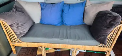 Rove Concepts Outdoor Rattan Daybed / Patio Sofa with Cushions, View more