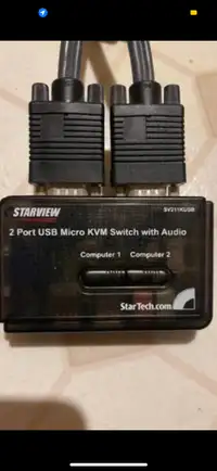 Two ports kvm switch- VGA