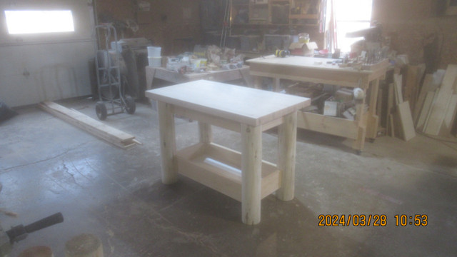 ❗❗❗Log Kitchen Island ( I build what you want) New 2024❗❗❗ in Other Tables in Moncton - Image 2