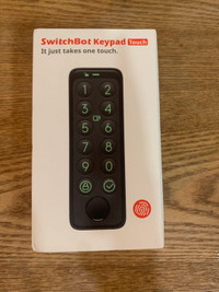 Smart Keypad Touch for SwitchBot Lock, Fingerprint Keyless Entry