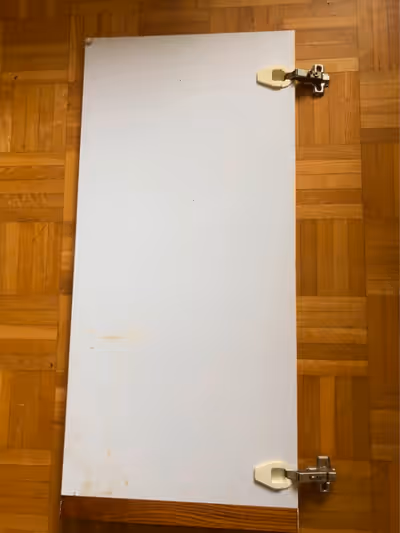 Used kitchen cabinet doors in different sizes. $10 each; Brown one $25