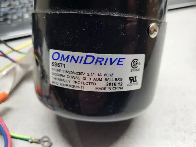 NEW VENTILATION MOTOR SS671