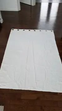 One White Ikea Curtain