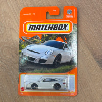 Matchbox Porsche 911 GT3 997.1 White Good Diecast 1/64 Cars New